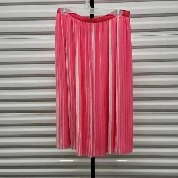 J. Crew Chiffon Peekaboo Pleated Skirt - Picture 2 of 4